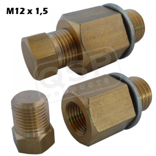 Oljeplugg med 1/8NPT uttag M12x1.25