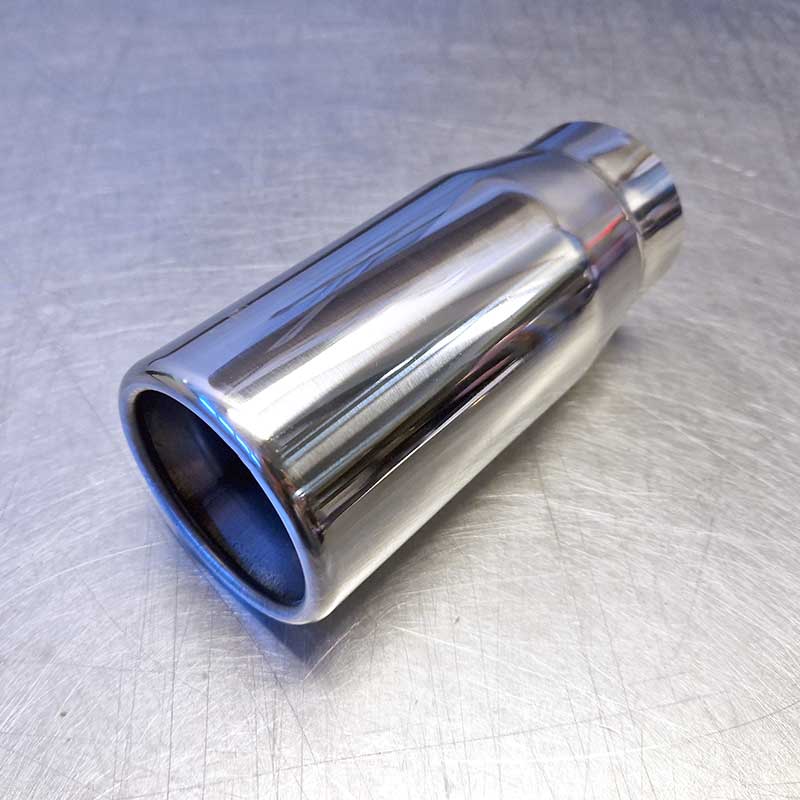 2,5" in med 3" Rakt utblås