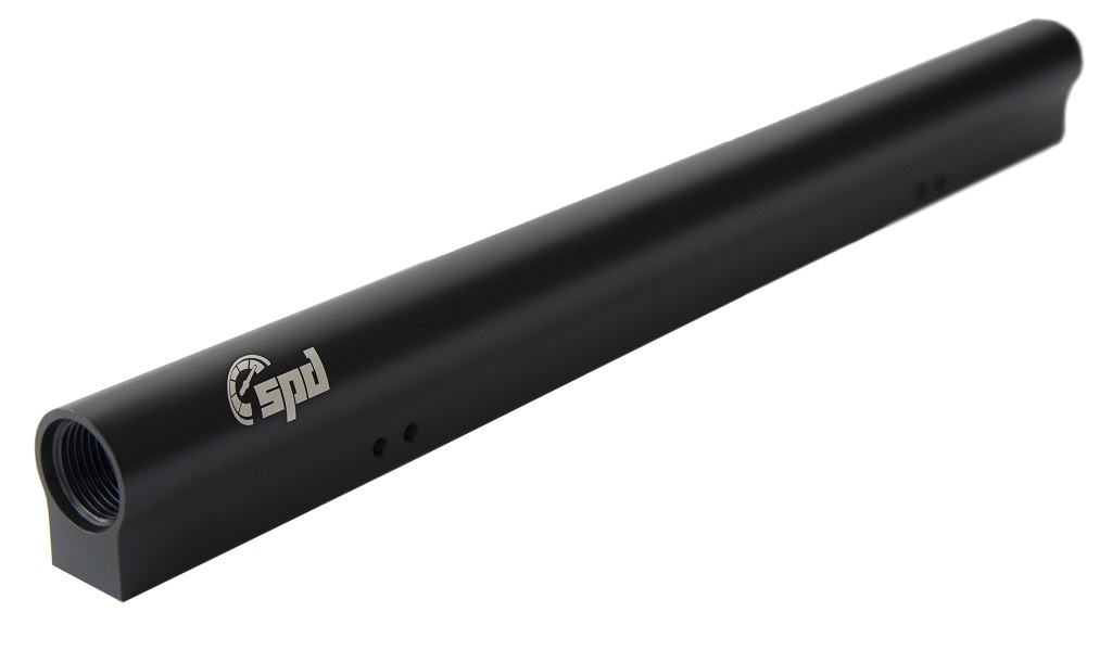 SPD fuel rail EVO 4G63 svart