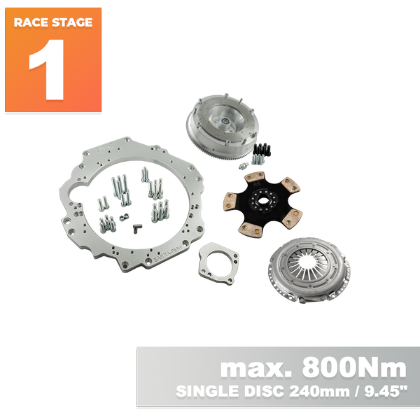 PMC RACE Steg 1 Ford Barra - BMW M57N HGD JGA HGA - 240mm / 9.45"