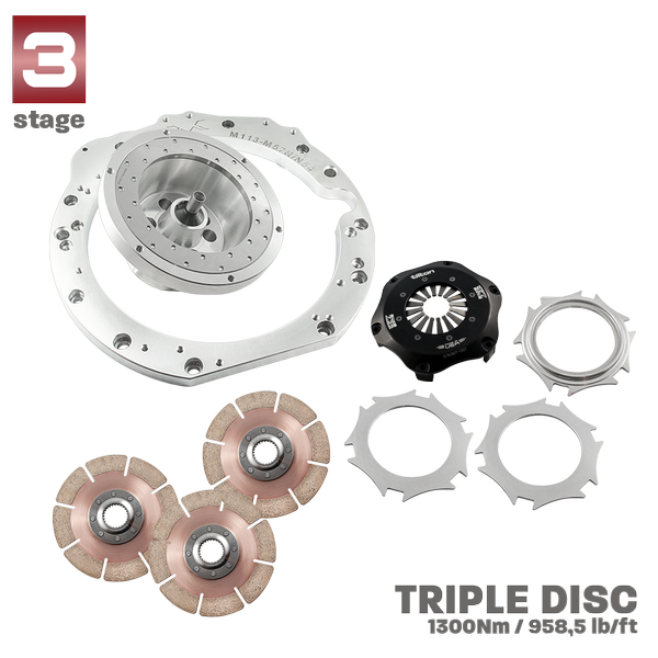 PMC RACE Steg 3 Mercedes-Benz M113 - BMW M57N HGU HGK / N54 - 184mm / 7.25"