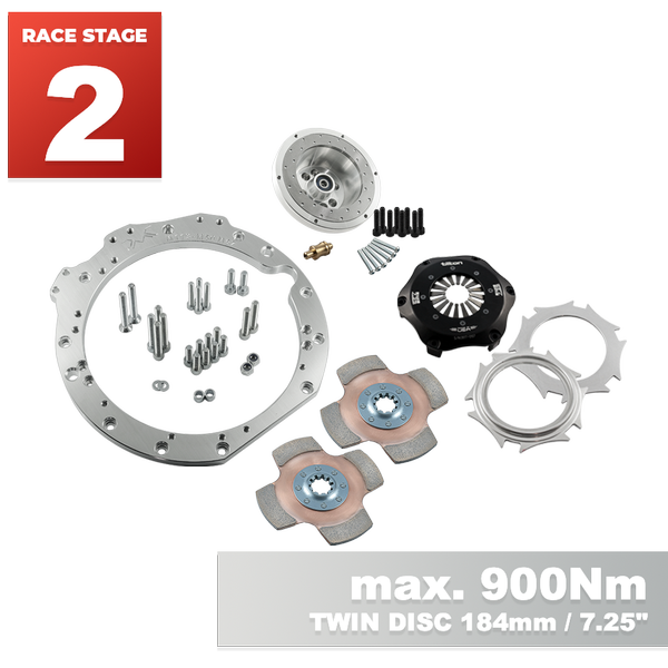 PMC RACE Steg 2 Mercedes-Benz M113 - BMW M50 S50 M52 S52 M54 - 184mm / 7.25"