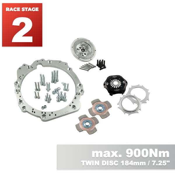 PMC RACE Steg 2 Toyota UZ - BMW M57N HGA HGD JGA - 184mm / 7.25"