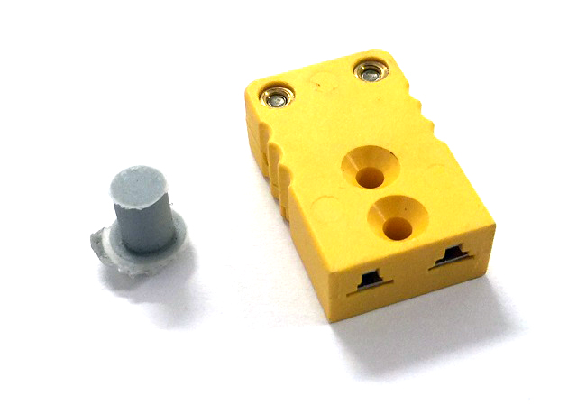 Kontaktdon 2-poligt hylsdon Mini-k (typ-k element)