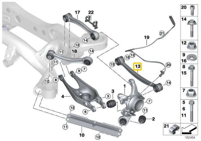 IRP Justerbara Styrstag/ Styrled Bak BMW E8x M1, E9x M3 (Ver. 1)
