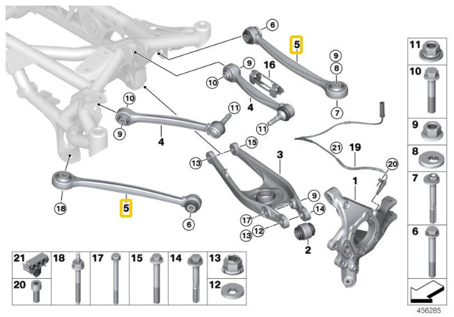 IRP Justerbara Camberstag Nedre, Bak BMW F87 M2, F80 M3, F83 M4 (Ver. 2)