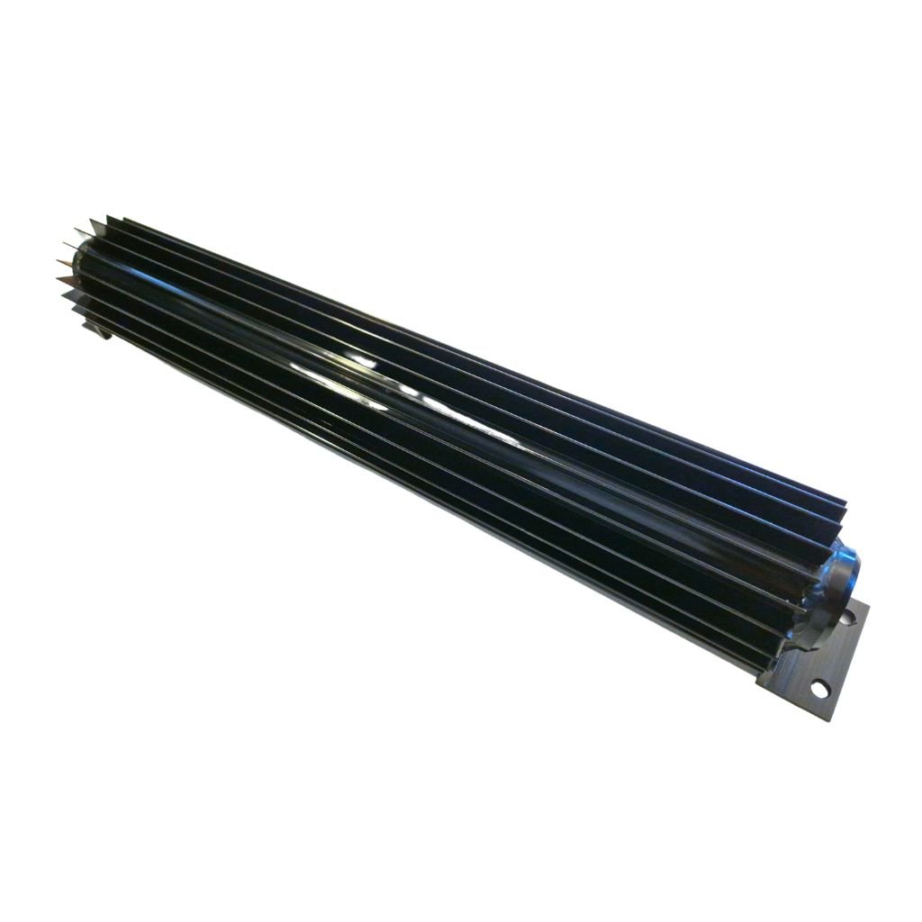 Bränslekylare Svart 1/4 NPT 48cm (2 rader)
