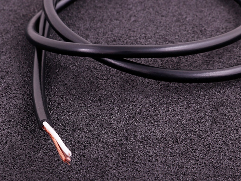 Skärmad Kabel 2-Ledare Svart