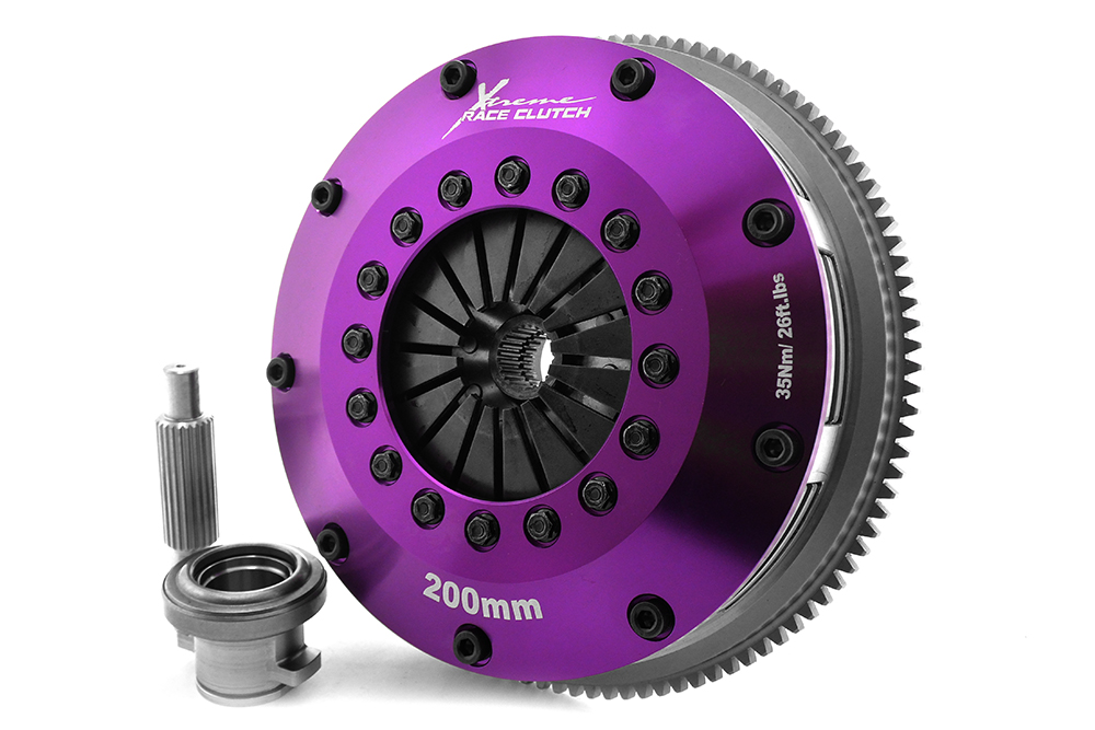 NISSAN 180SX coupe (S13) 2.0 - 200mm Stel Keramisk Tvåskivig Kopplingskit Inkl. Svänghjul 1200Nm