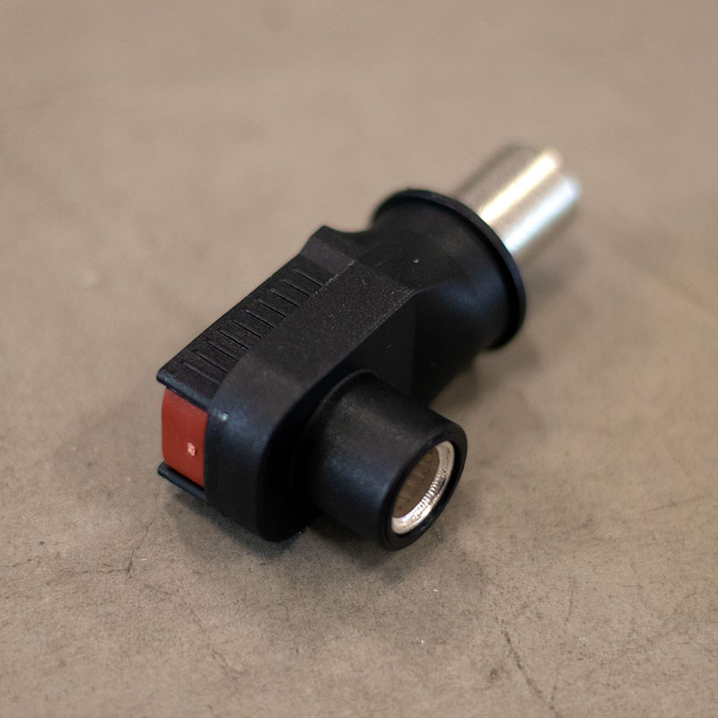 5,7mm Snabbkoppling Batterikabel Svart