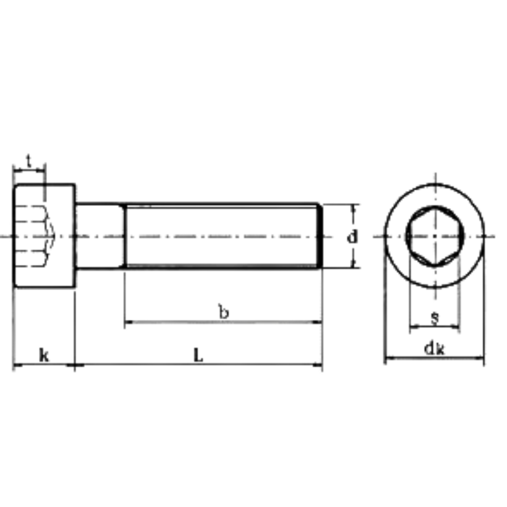 Insexbult 12,9 M12x1,75 UHL 20mm