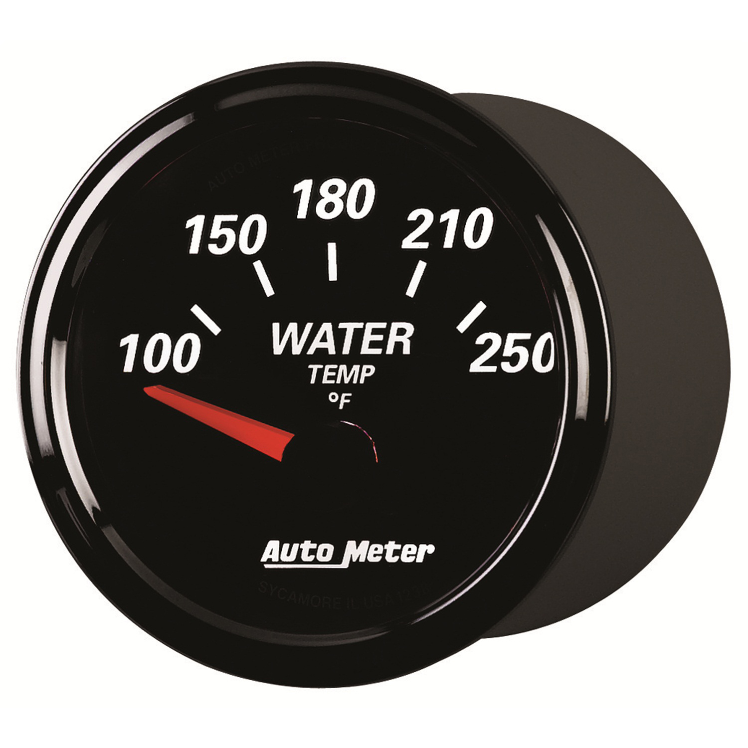2-1/16" Vattentemperatur, 100-250 °F, DESIGNER BLACK II