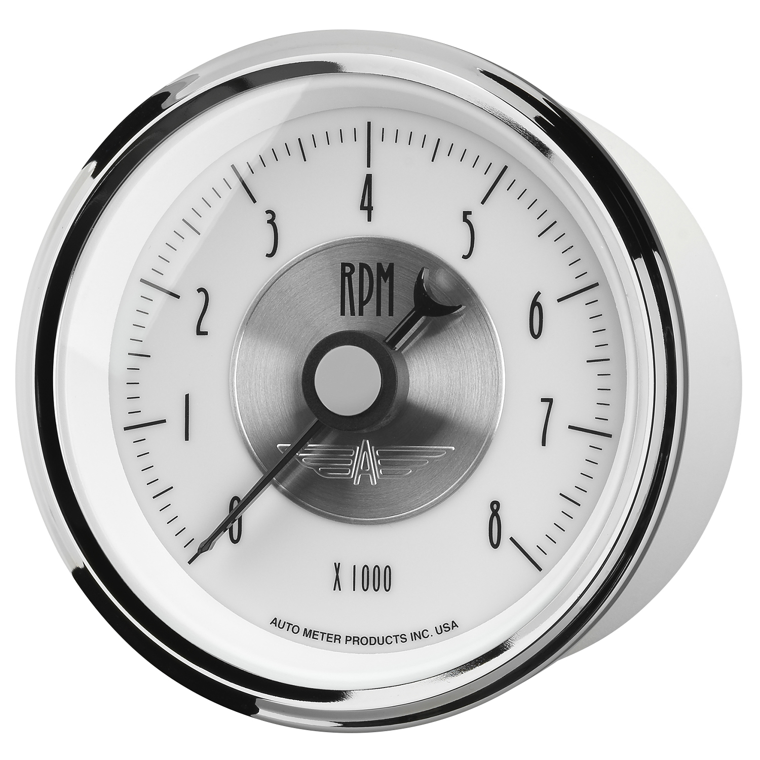 3-3/8" Varvräknare, 0-8,000 RPM, PRESTIGE PEARL