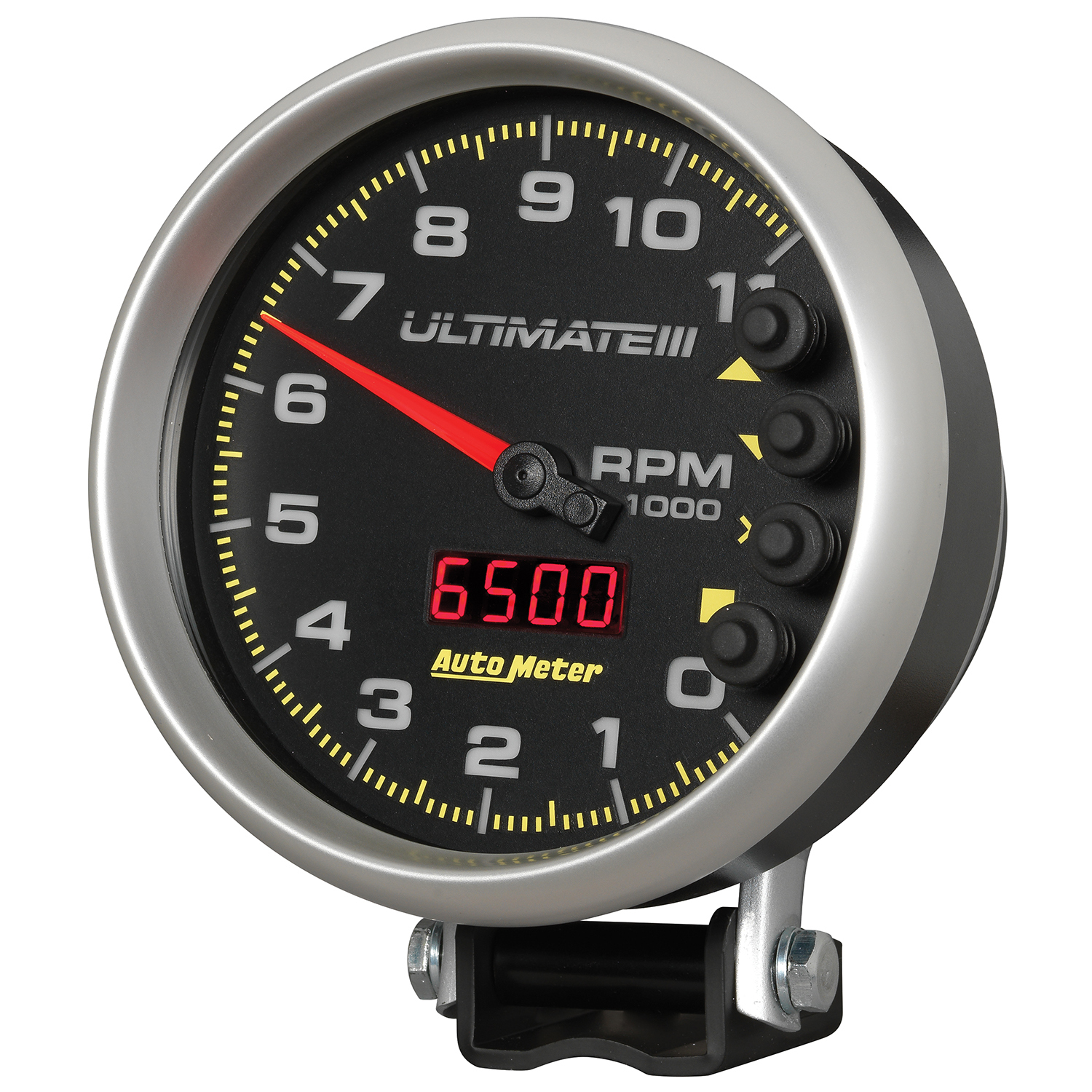 5" Varvräknare, 0-11,000 RPM, PEDESTAL, ULTIMATE III PLAYBACK, BLACK