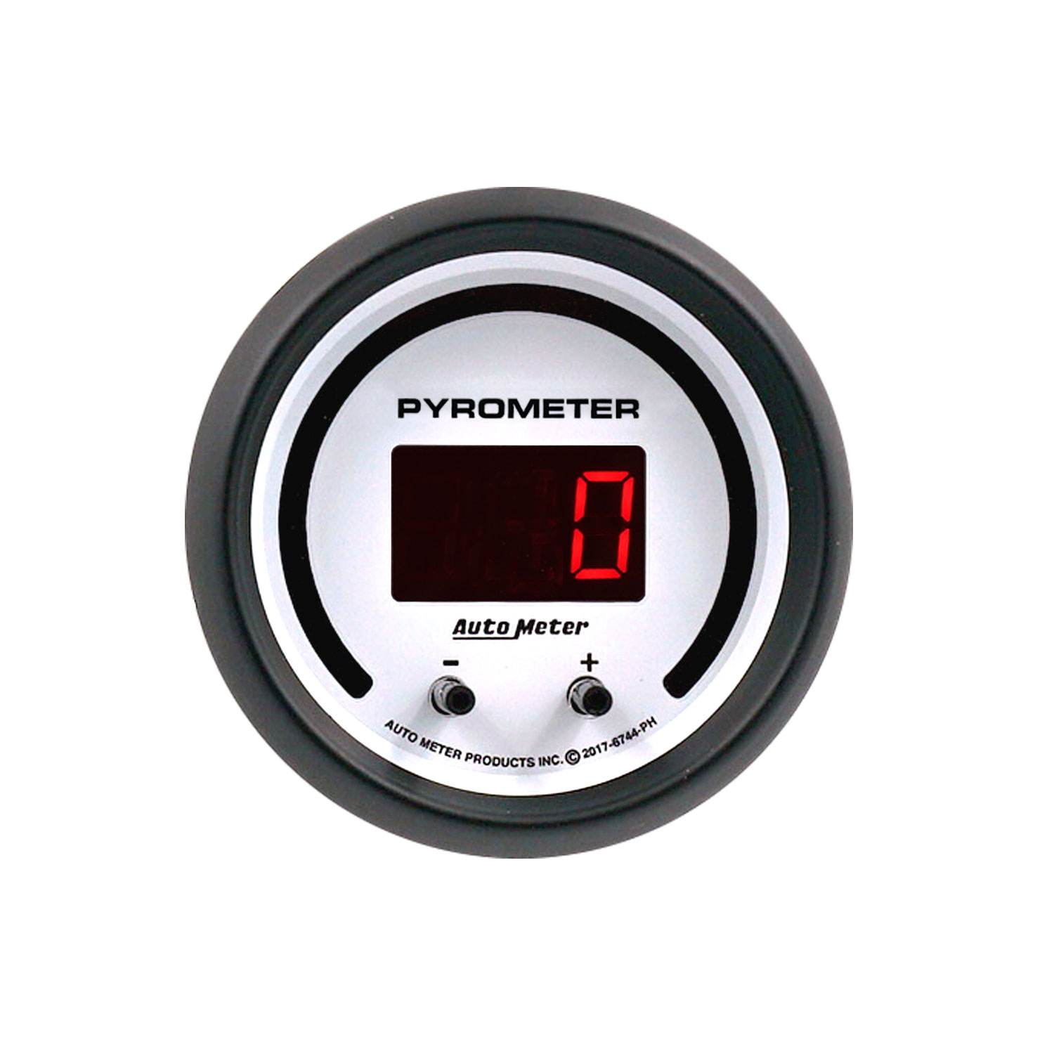 2-1/16" TWO CHANNEL PYROMETER (EGT), 0-2,000 ºF (0-1,100 ºC), PHANTOM ELITE DIGITAL