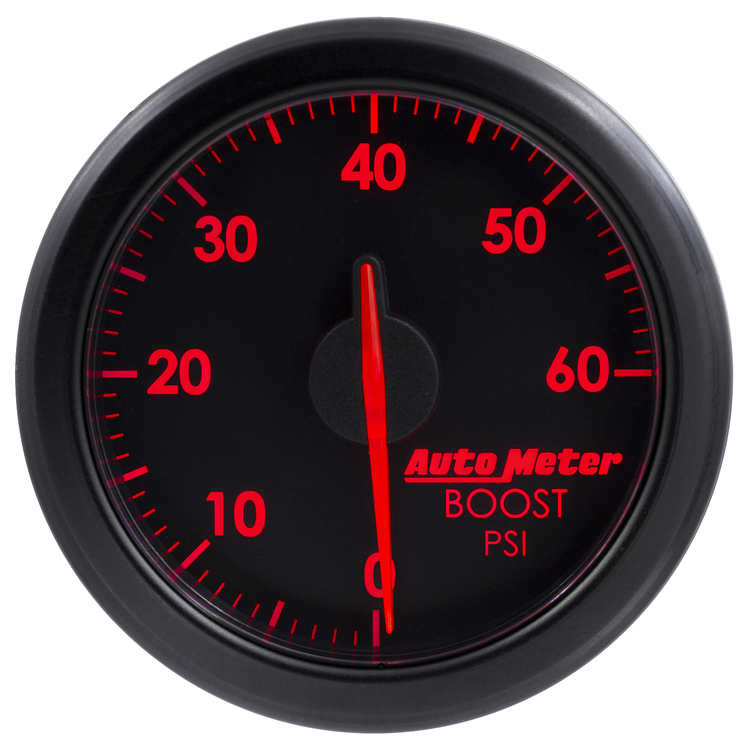 2-1/16" Laddtryck, 0-60 PSI, AIRDRIVE, BLACK