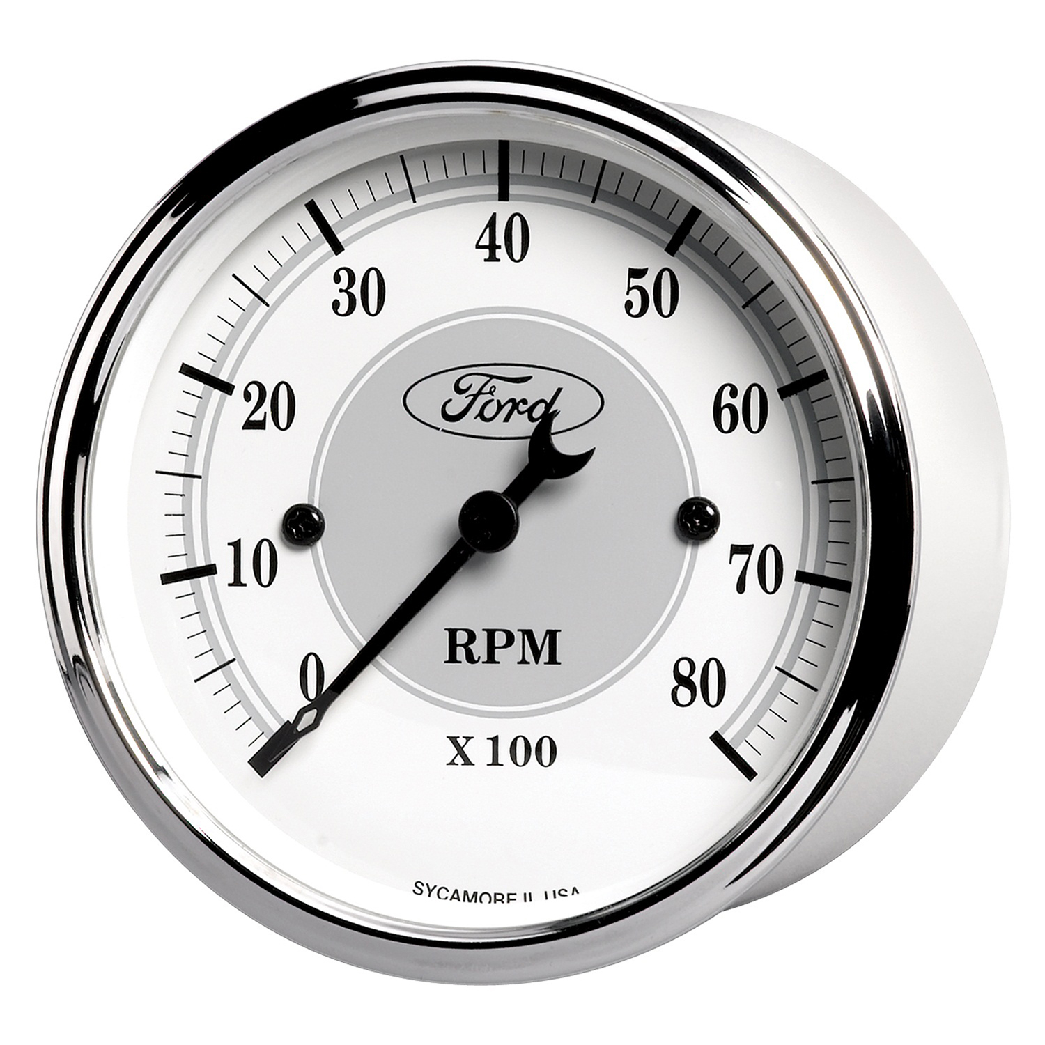 3-1/8" Varvräknare, 0-8,000 RPM, FORD MASTERPIECE