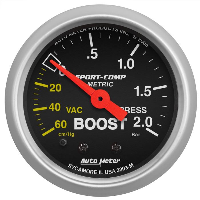 Autometer Sport-Comp laddtryck