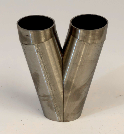 Kollektor Ø38.0mm 30° 2to1 Rostfritt