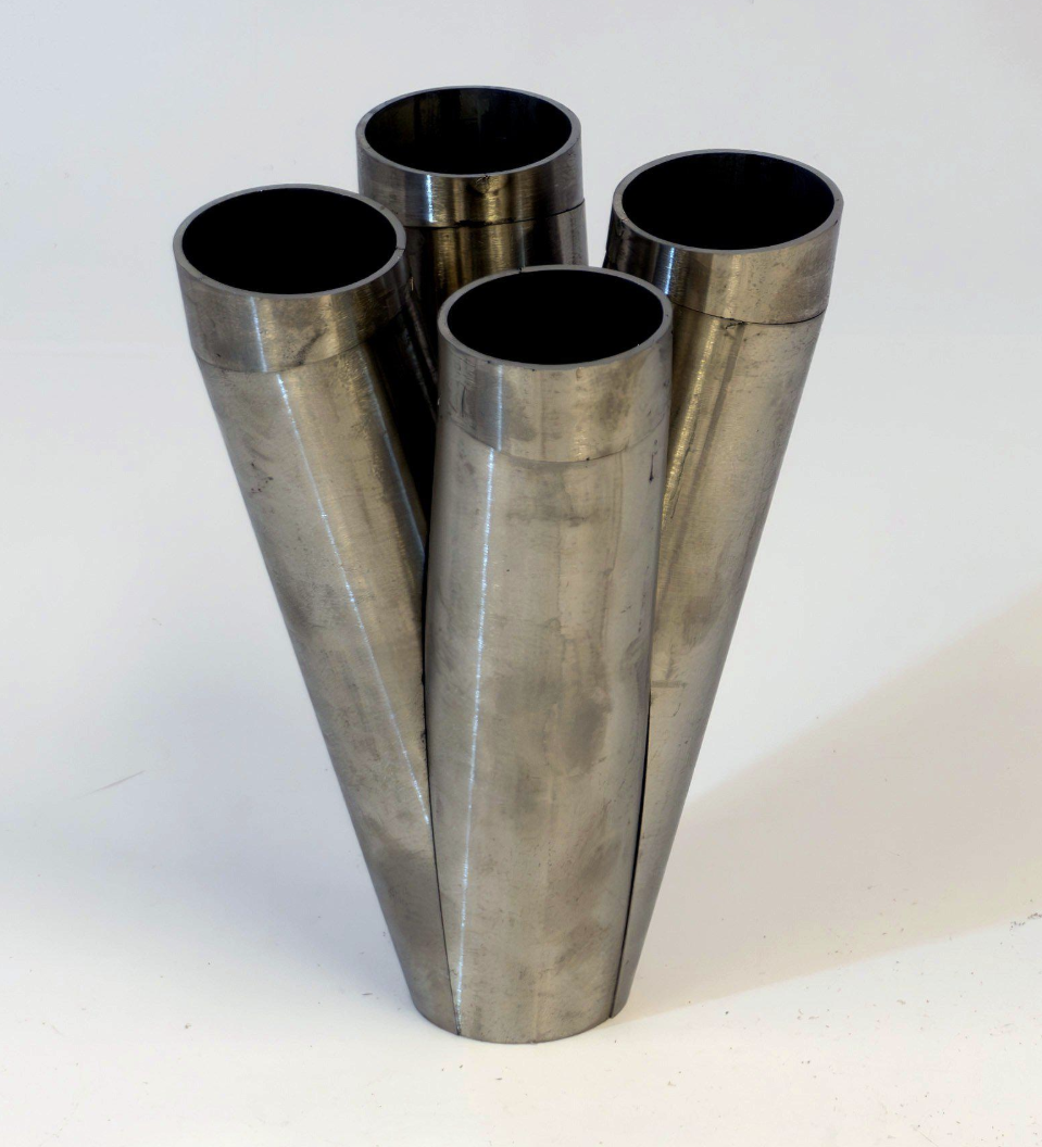 Kollektor Ø63.5mm 30° 4to1 Rostfritt