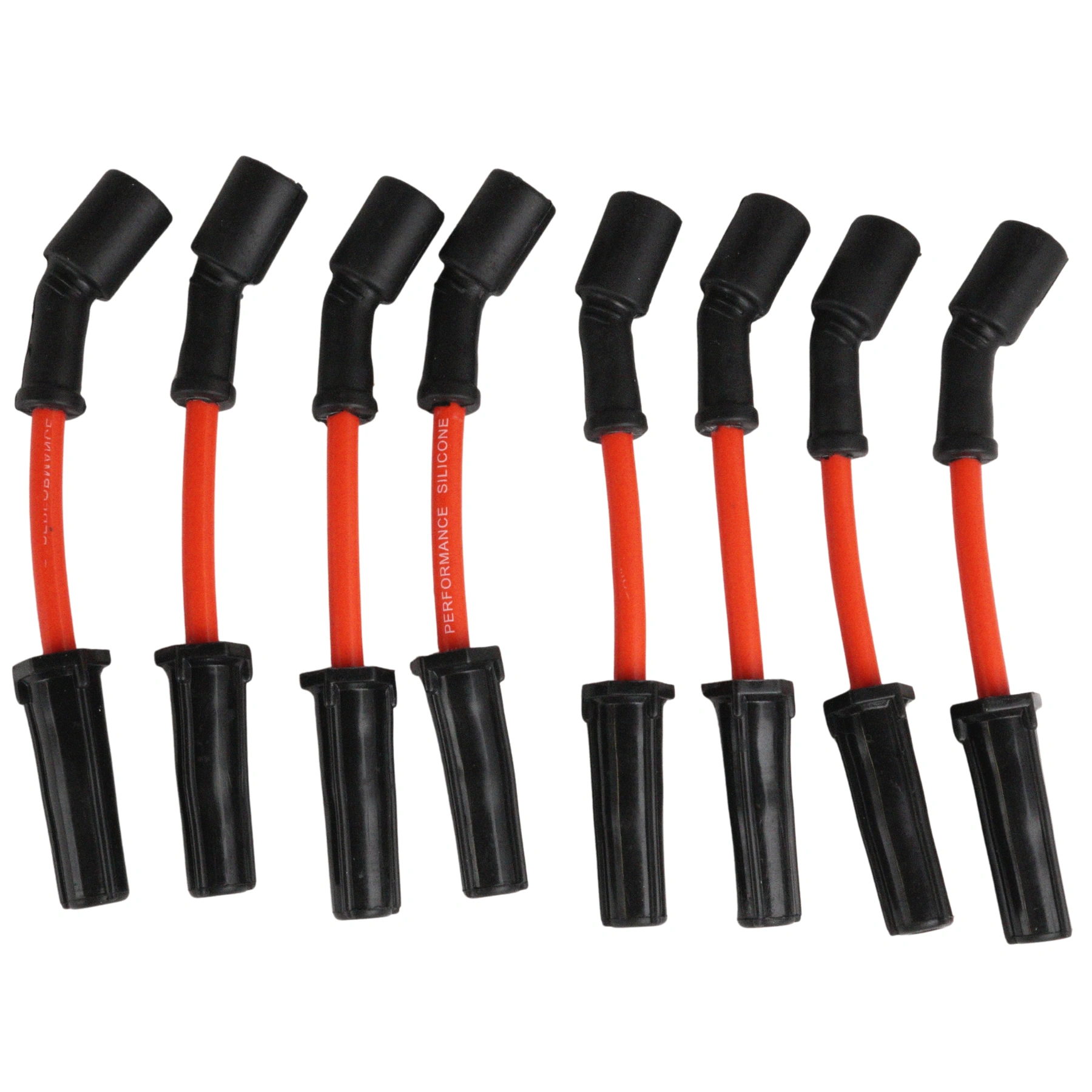 GM LS Tändkabelsats rak vinkel Röda