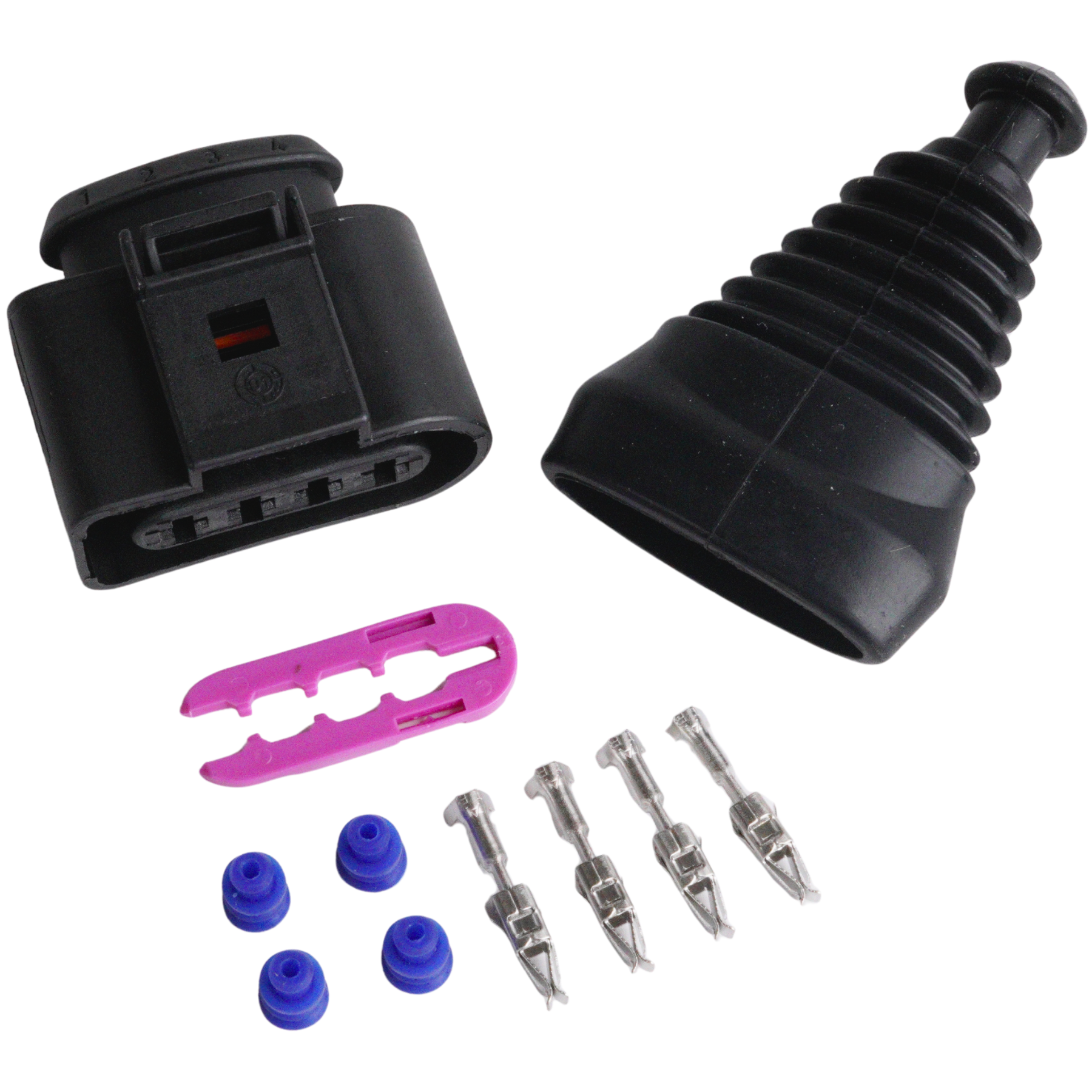 Kontaktdon 4-poligt hylsdon (VAG tändspole)