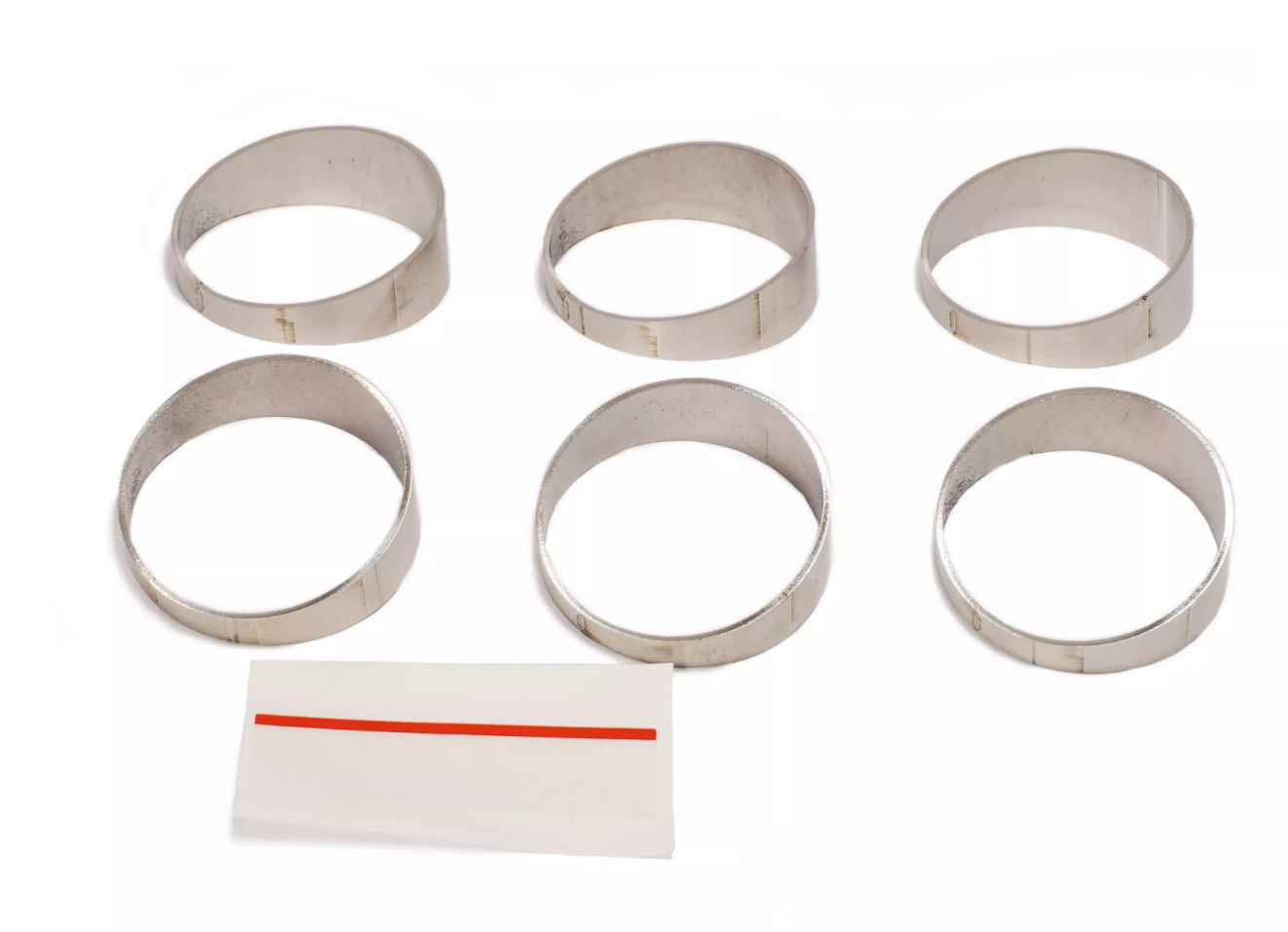 Pie cut Ø57.0mm 15° r=57.0 Rostfritt