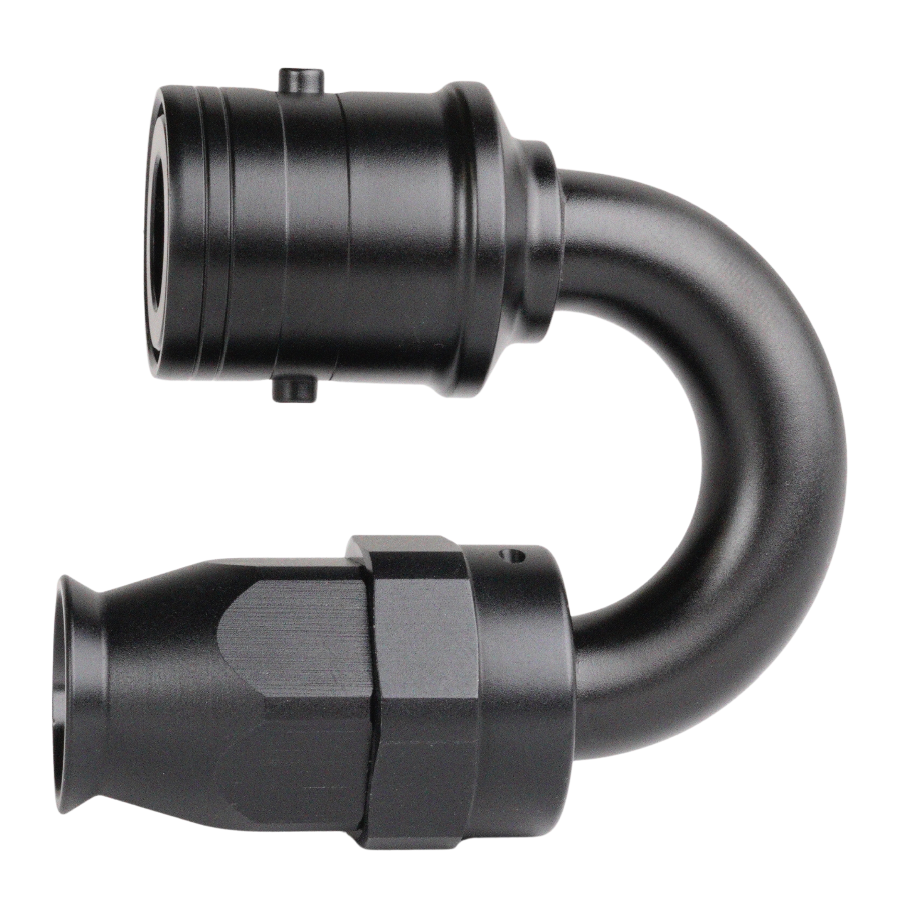 AN4 180° PTFE Quick-Connect Slangkoppling