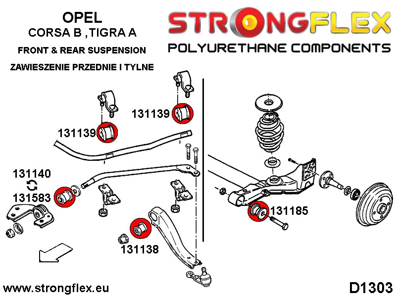 Bakre Subframe Bussning SPORT