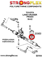 Styrväxel Bussning 50mm SPORT