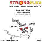 Främre Länkarm Bussningar Kit