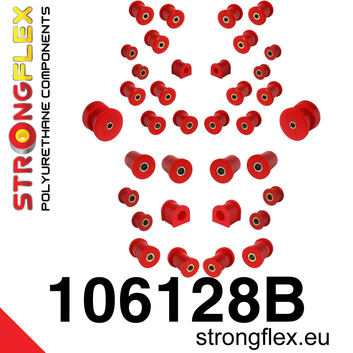 Full Fjädring Polyuretan Bussningssats