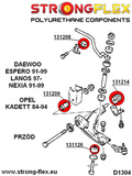 Främre Fjädring Bussningssats SPORT