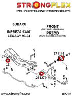 Främre Krängningshämmare Bussningssats SPORT