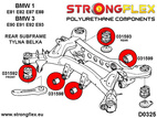 Bakre Subframe Bussningssats