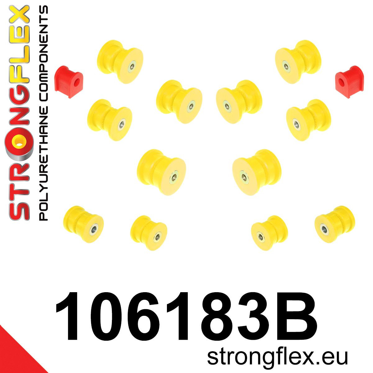 Bakre Fjädring Bussningssats