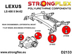 Bakre Subframe Bussningssats