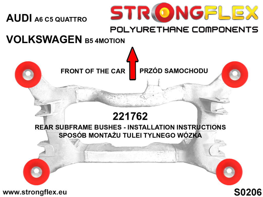 Bakre Subframe Bussning SPORT