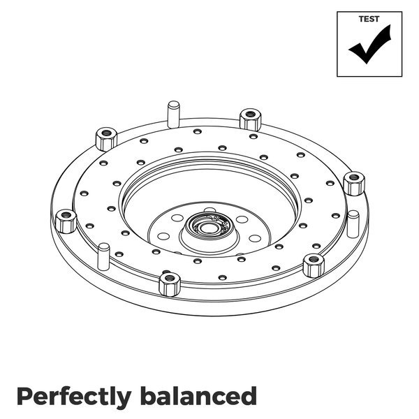 Adapterkit Volvo Vitmotor - BMW ZF GS6-53DZ Växellåda