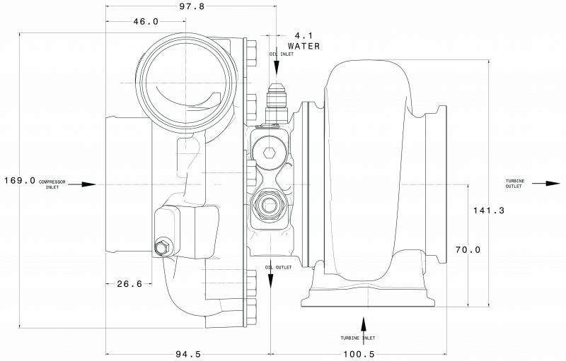 Garrett G25-660 Supercore (Reverse Rotation)