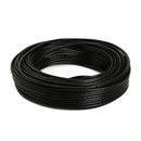 Silikonslang Armerad Svart 0,15'' (4mm)