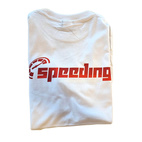 Speeding T-shirt vit medium