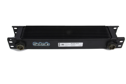 Setrab Oljekylare Svart 10 rader (405mm)