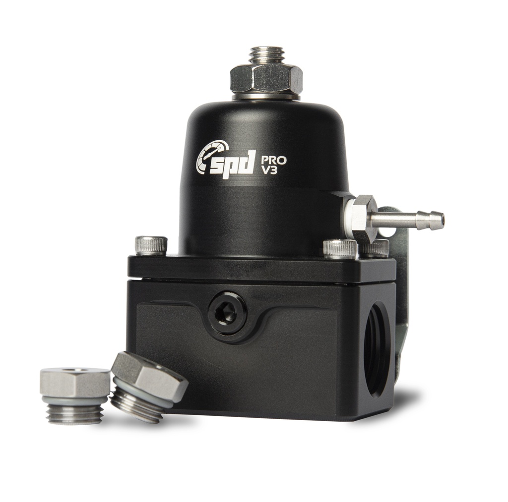 SPD Bränsletrycksregulator V3 PRO E85 svart