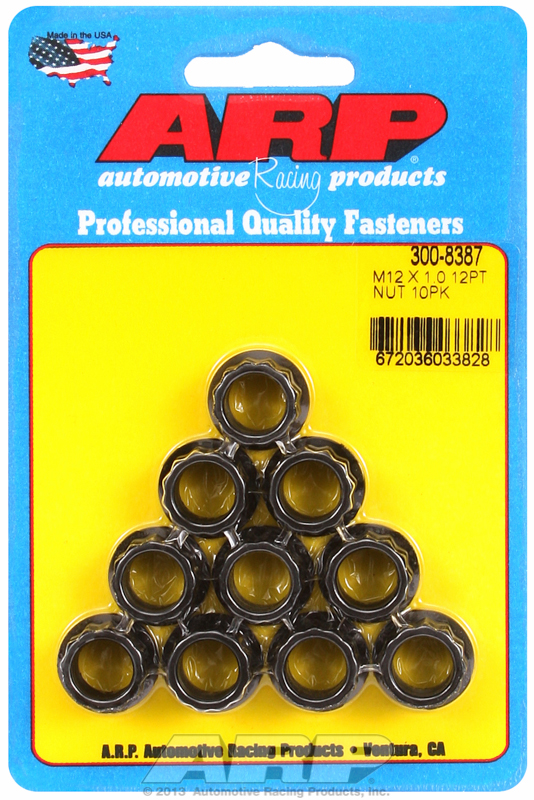 M12 X 1.00 12pt nut kit (10pcs)
