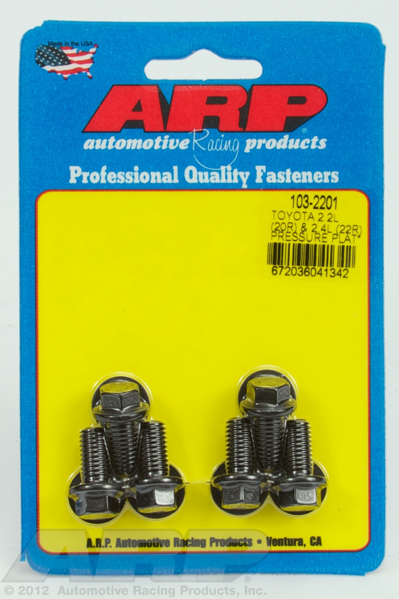 ARP Pressure Plate Bolt Kit Toyota 2.0L (22R+2.4L(22R)(6x)