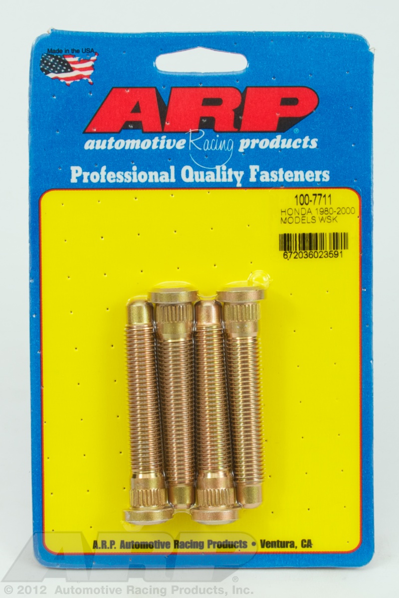 ARP Honda '96&earlier M12 X 2.85" wheel stud kit (4pcs)