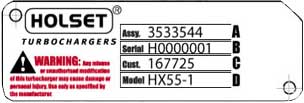 Holset / Cummins Turbo HX60 (3593269H)