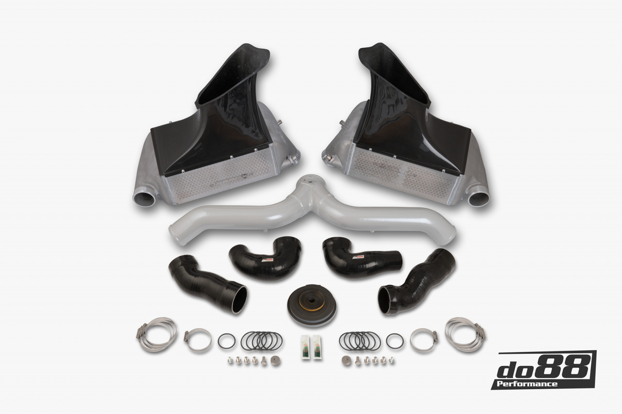 Porsche 911 Turbo (997.1) Intercooler Kit Silver Rör