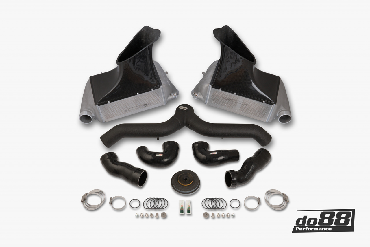 Porsche 911 Turbo (997.1) Intercooler Kit Svart Rör